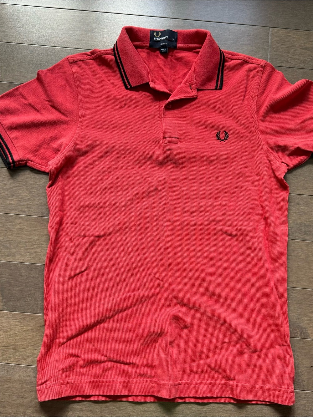 Fred Perry Men Polo Shirt | Size Small